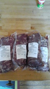 1-1.5 pound packets of skirt steak