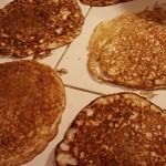 pancakes on tile